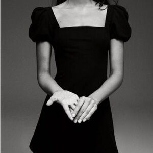 Zara black mini dress